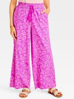 Knox Rose - Relaxed Fit Wideleg Pant - S